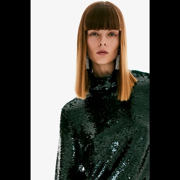 「Sale」GORGEOUS | NWT ZARA FW21 SPARKLY EARRINGS - Picture 2 of 7